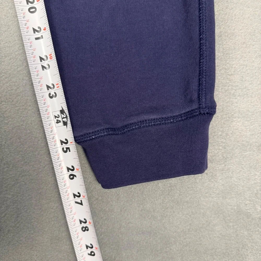 Polo Ralph Lauren Boys XL 18-20 Navy Blue Fleece Jogger Sweatpants Red Logo - Picture 9 of 10